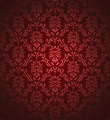 Image showing Damask seamless pattern