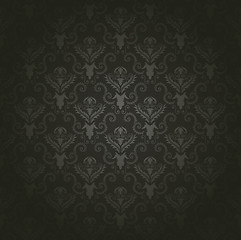 Image showing Damask seamless pattern