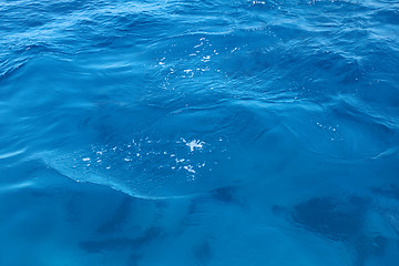 Image showing Blue sea water