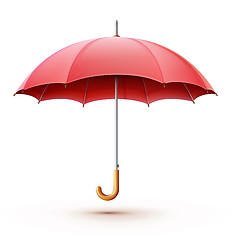 Image showing Red umbrella 