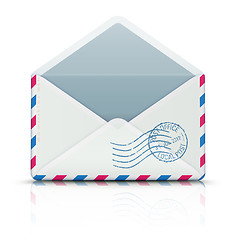 Image showing Airmail post envelope