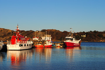 Image showing Fishing boats