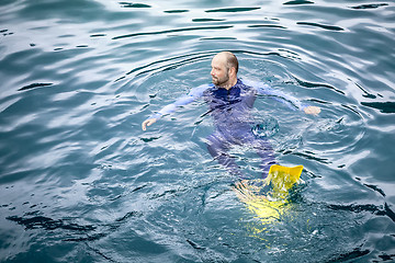 Image showing man in safetysuit