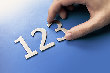 Image showing One Two Three