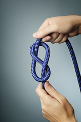 Image showing Figure of eight knot