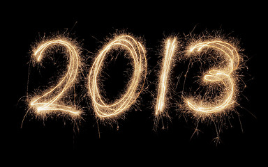 Image showing Happy New Year 2013