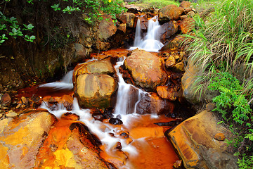 Image showing Golden Waterfall