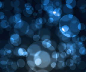 Image showing blue blur abstract sparkles background