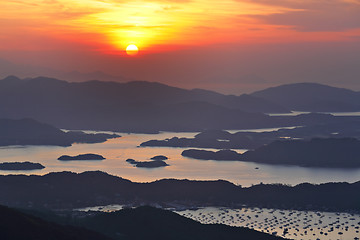 Image showing Sai Kung at morning, Hong Kong