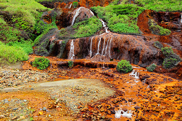 Image showing Golden waterfall, Taiwan