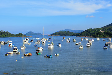 Image showing yacht in bay