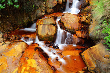 Image showing Golden Waterfall