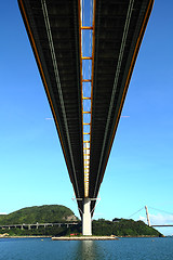 Image showing over sea bridge