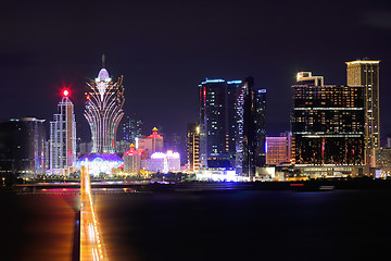 Image showing Macau at night