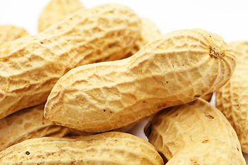 Image showing Peanuts on white background