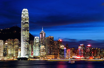 Image showing Hong Kong at night