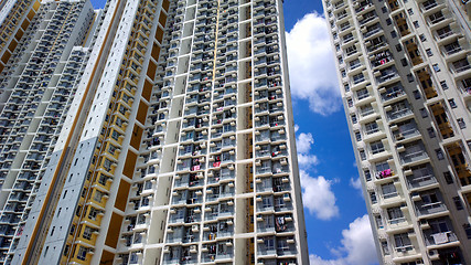 Image showing apartment block in Hong Kong