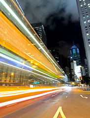 Image showing traffic in urban at night