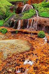 Image showing Golden waterfall, Taiwan
