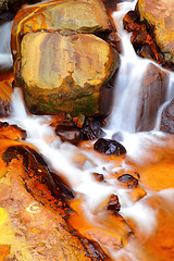 Image showing Golden Waterfall