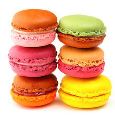 Image showing Colorful macaroon