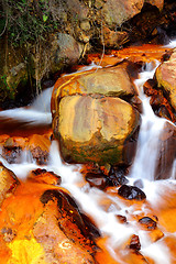 Image showing Golden Waterfall