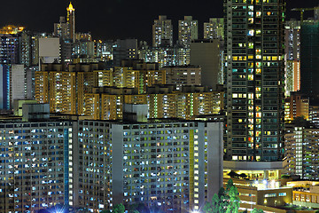 Image showing Hong Kong crowded urban