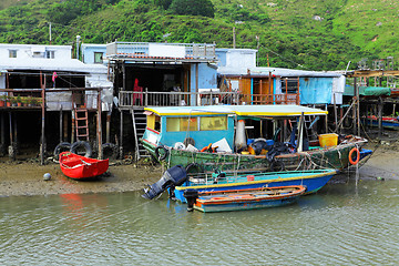 Image showing Tai O fishing village in Hong Kong