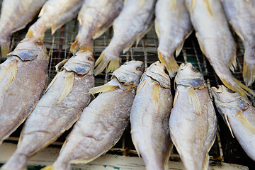 Image showing salted fishes