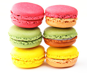 Image showing Colorful macaroon