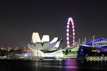 Image showing Singapore by night