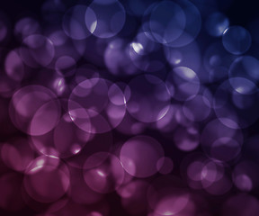 Image showing Blue bokeh abstract background