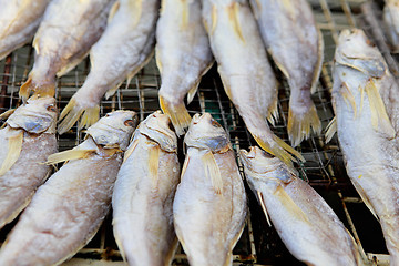 Image showing dried salt fish