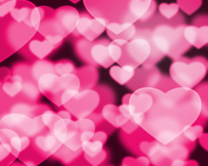 Image showing Abstract heart background
