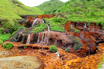 Image showing Golden waterfall, Taiwan