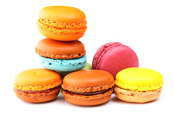 Image showing Colorful macaroon