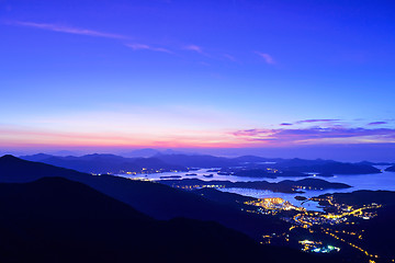 Image showing Sai Kung at morning, Hong Kong