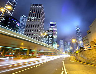 Image showing traffic in urban at night