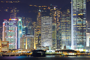 Image showing Hong Kong at night