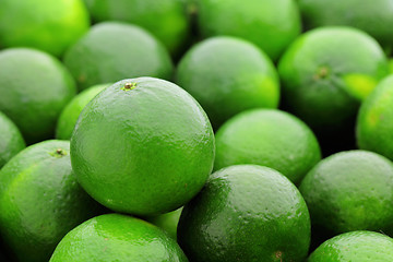 Image showing green lime citrus fruit