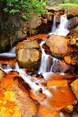 Image showing Golden Waterfall