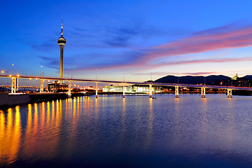 Image showing Macau at night