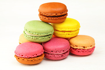 Image showing Colorful macaroon