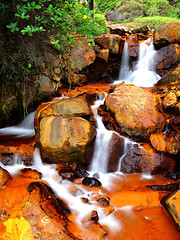 Image showing Golden waterfall, Taiwan