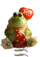 Image showing Valentine frog