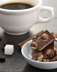 Image showing Coffee And Chocolate