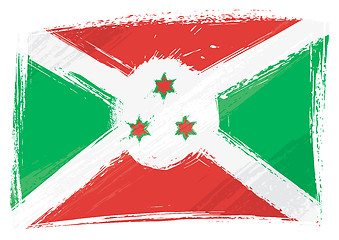 Image showing Grunge Burundi flag