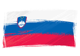 Image showing Grunge Slovenia flag