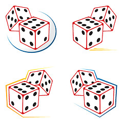 Image showing Dices icons