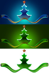 Image showing christmas tree set